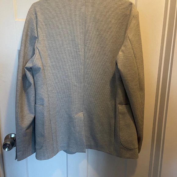ZARA Gray Suit Jacket - Size Medium - Picture 3 of 7